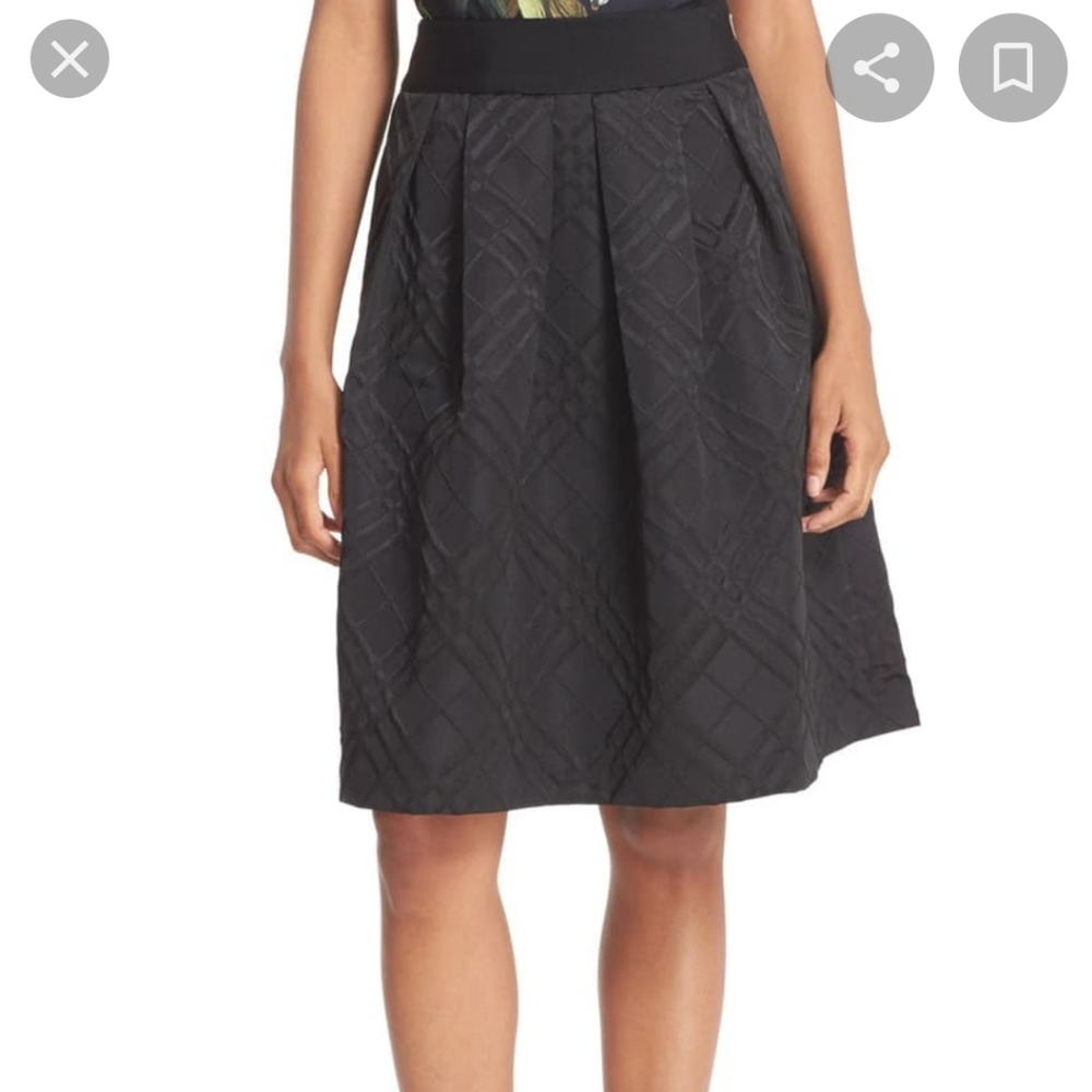 Ted Baker MANSII Check Bow Skirt